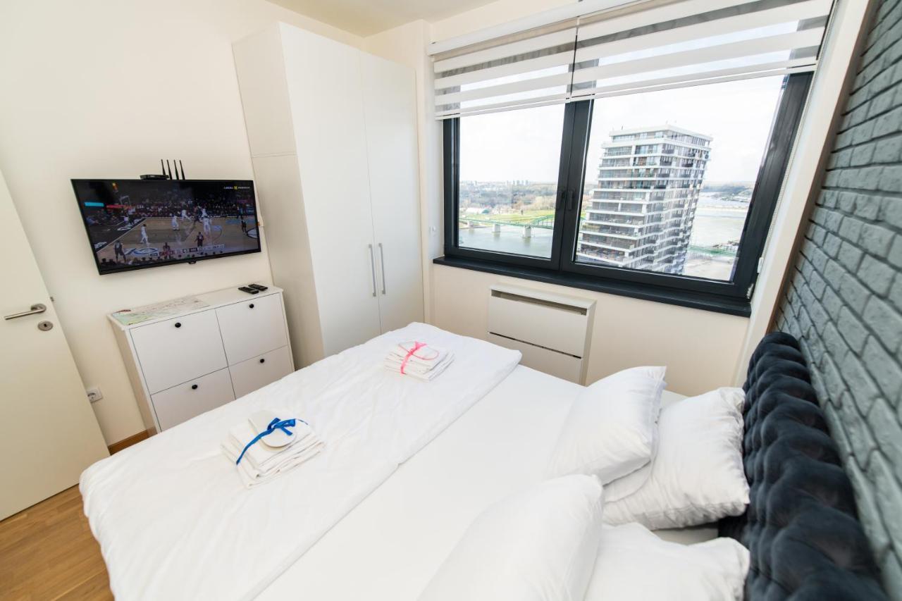 Modern Luxury In Belgrade Waterfront With Views Apartman Kültér fotó